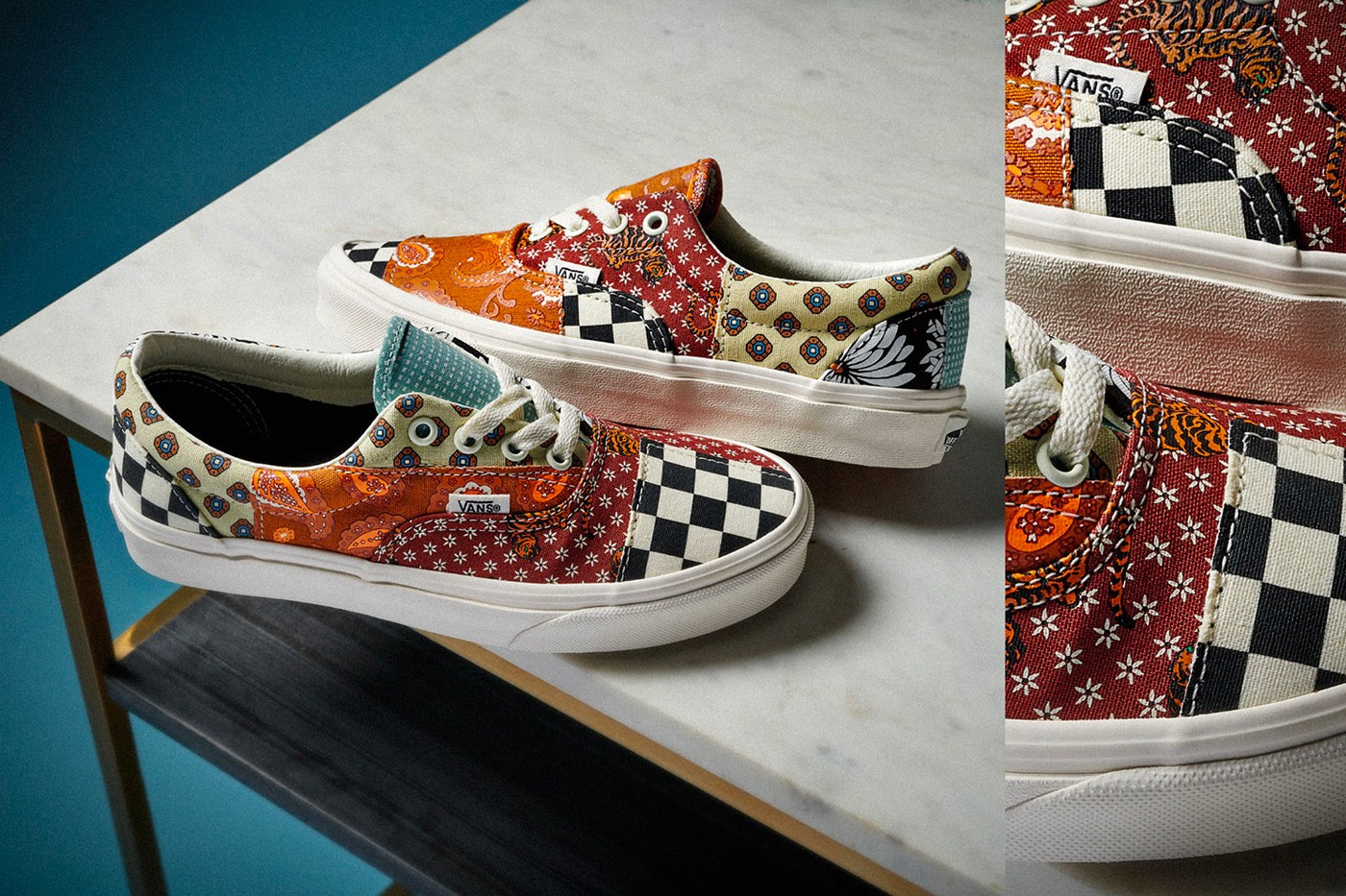Slip on vans with tiger hotsell